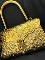 Quzey Golden Plated Clutch
