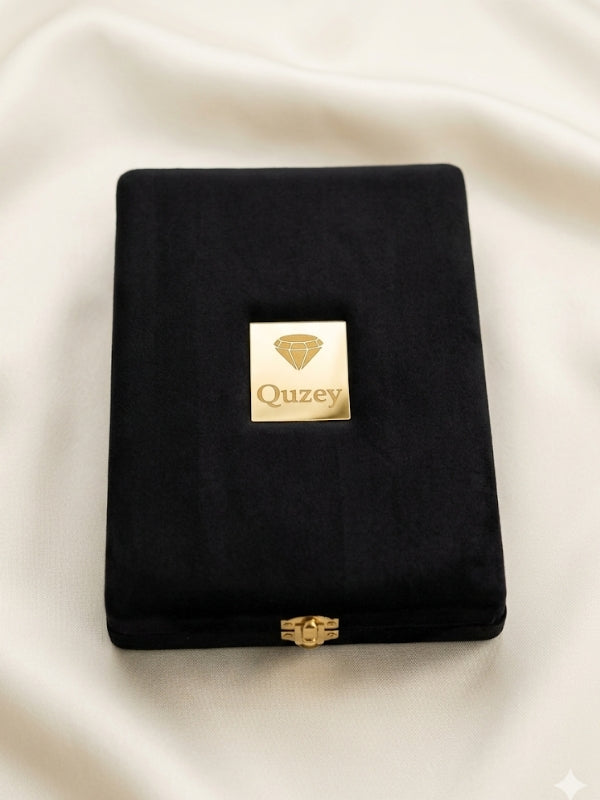Quzey Jewellery Box - Black (34x25x5)