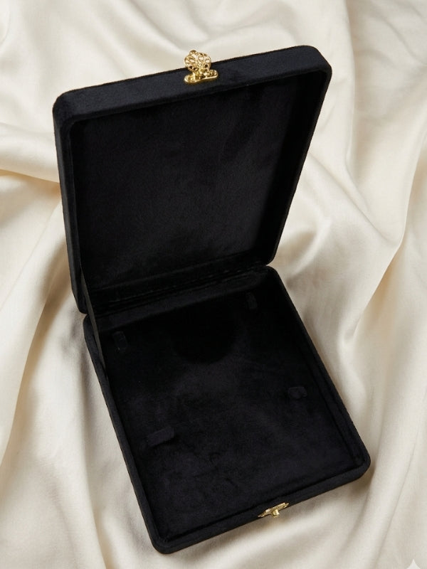 Quzey Jewellery Box - Black (23x21x5)
