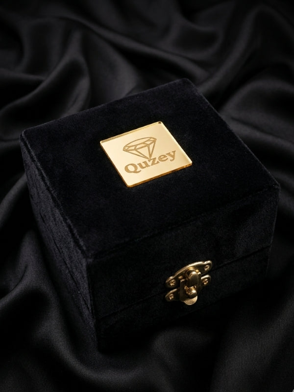 Quzey Jewellery Box - Black (10x11.5x10)