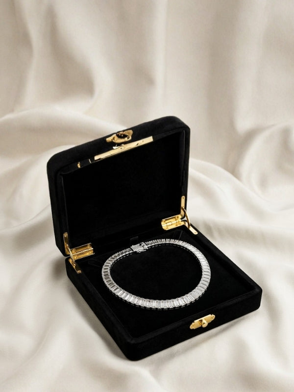 Quzey Jewellery Box - Black (12x16x4)