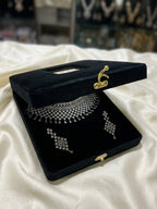 Quzey Jewellery Box - Black (23x21x5)