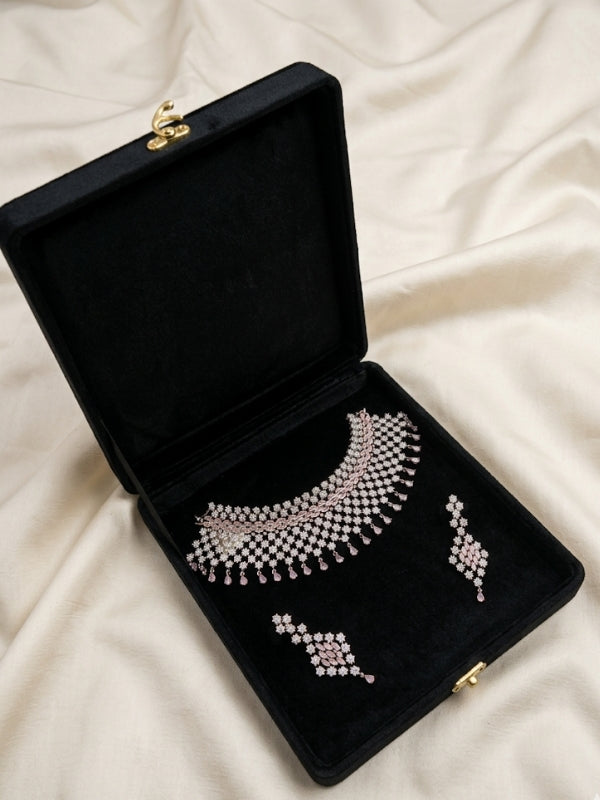 Quzey Jewellery Box - Black (23x21x5)