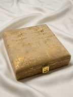 Quzey Jewellery Box - Golden (19x18x4.5)