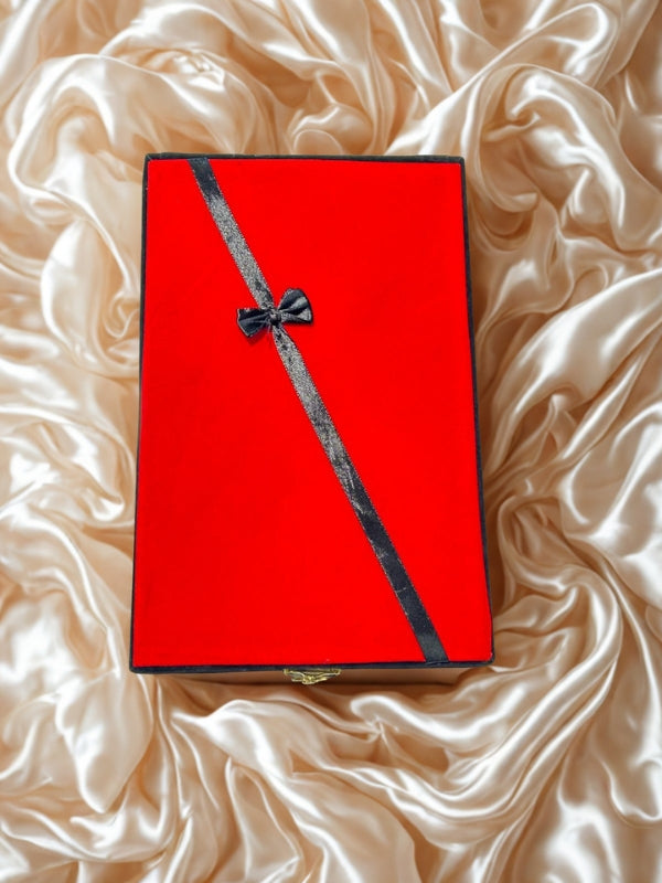 Quzey Jewellery Box - Red (26.5x17x4.5)