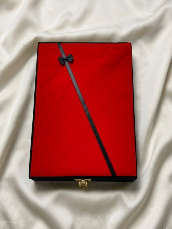 Quzey Jewellery Box - Red (34.5x24x4)
