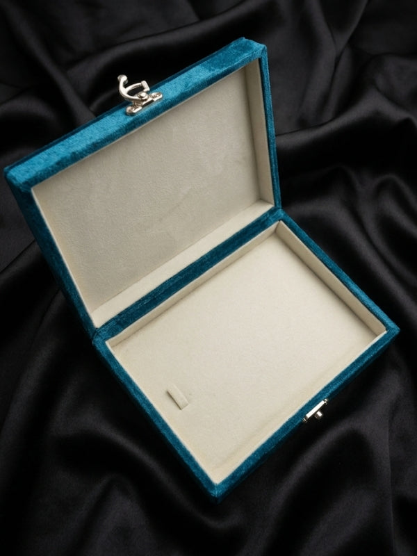 Quzey Jewellery Box - Turquoise (12x16x4)