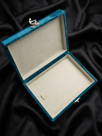 Quzey Jewellery Box - Turquoise (12x16x4)