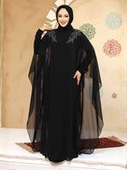 Quzey Modest Abaya Dress - Black