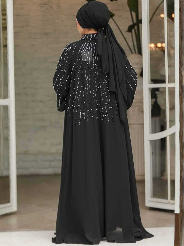 Quzey Modest Evening Dress - Black