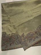 Quzey Moonlight Kani Silk Shawl - Khaki