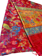 QuzeyPashminaQalamkariShawl-Red