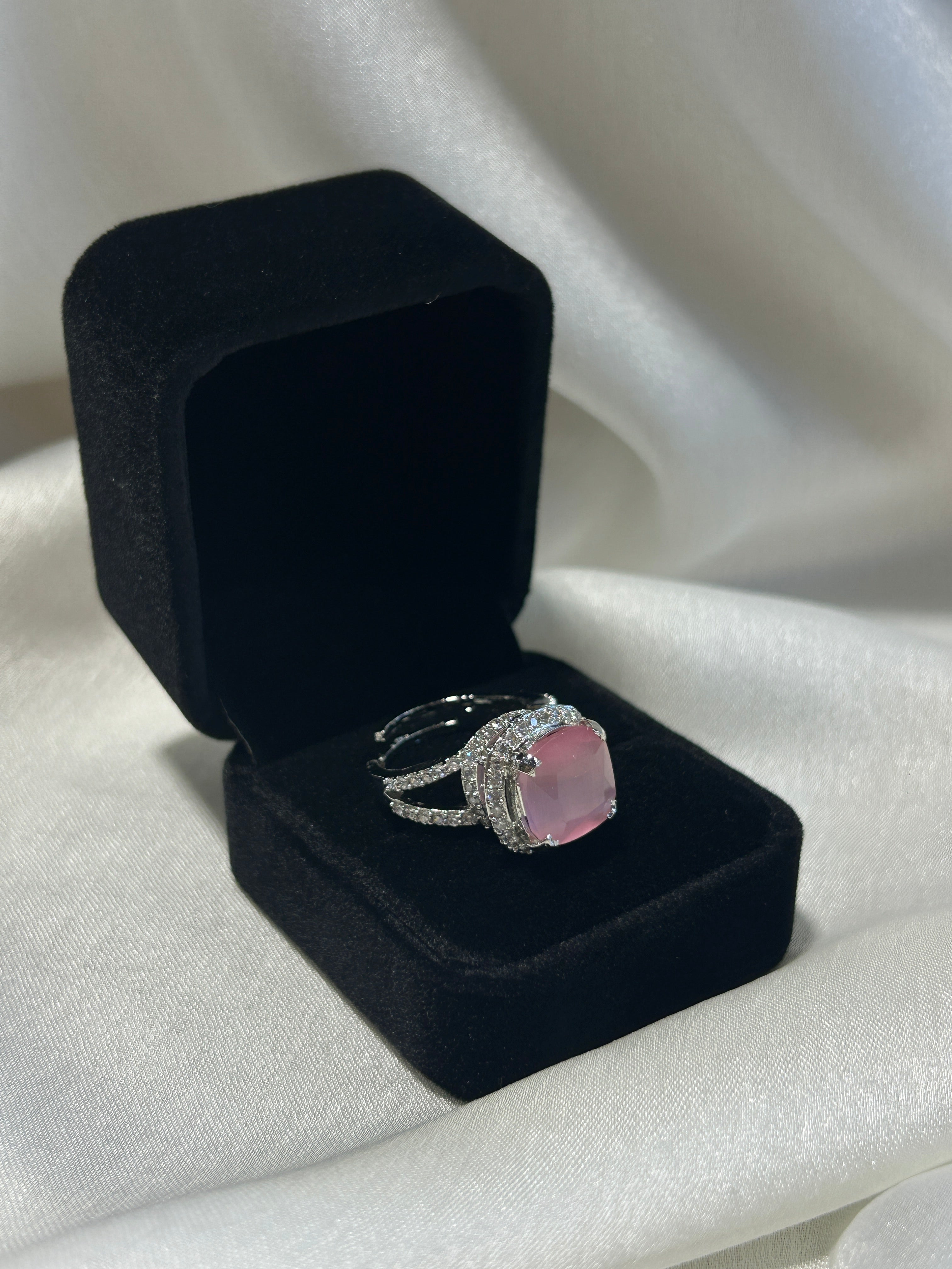 Quzey Pink AD Ring