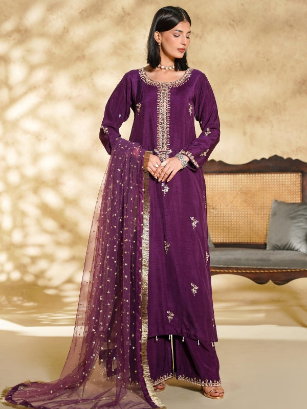 Quzey Raw-Silk Formals AR-08