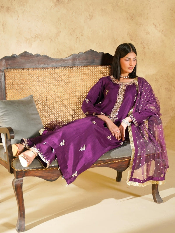 Quzey Raw-Silk Formals AR-08