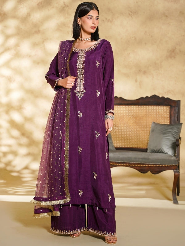 Quzey Raw-Silk Formals AR-08