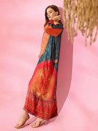 Quzey Silk Kaftan - SUNSET