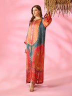 Quzey Silk Kaftan - SUNSET