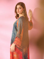 Quzey Silk Kaftan - SUNSET