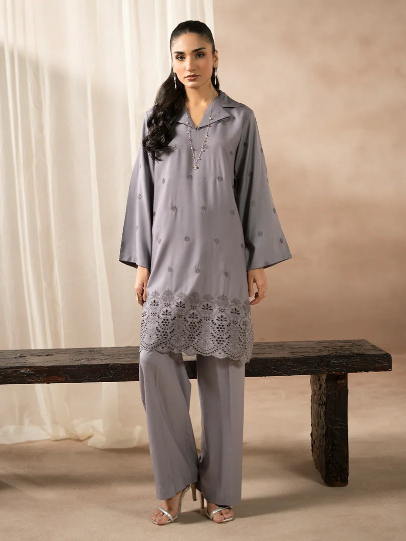 Quzey Solid Co-ord Set - EA-44