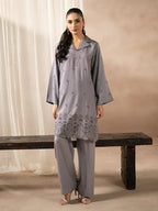 Quzey Solid Co-ord Set - EA-44