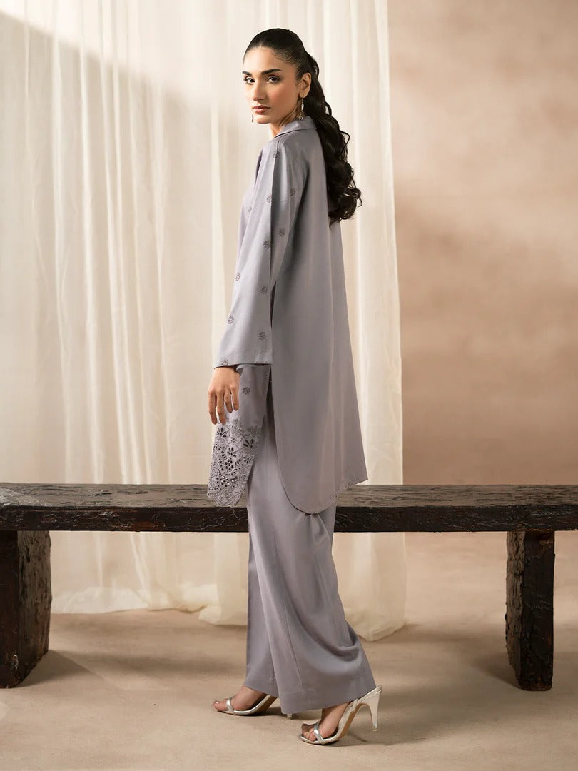 Quzey Solid Co-ord Set - EA-44