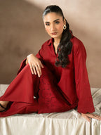 Quzey Solid Co-ord Set - EA-48