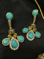 Quzey Turquoise Necklace Set
