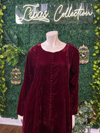 Quzey Velvet 2pc - V2MR03