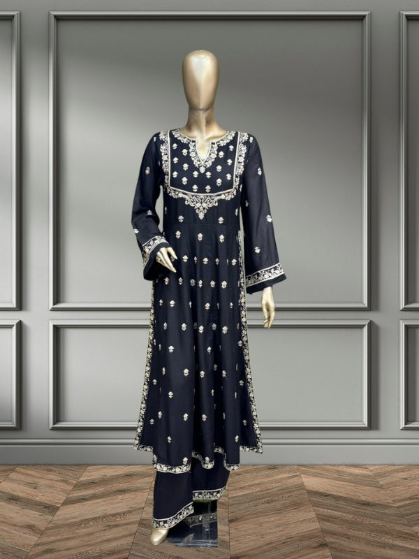 Quzey Winter Dress - Black