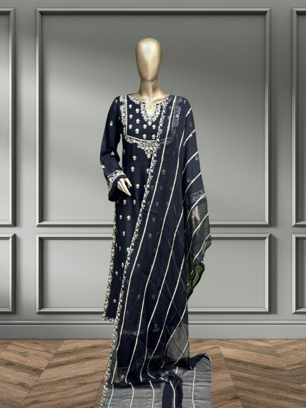 Quzey Winter Dress - Black