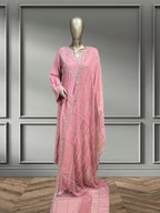 Quzey Winter Dress - Pink