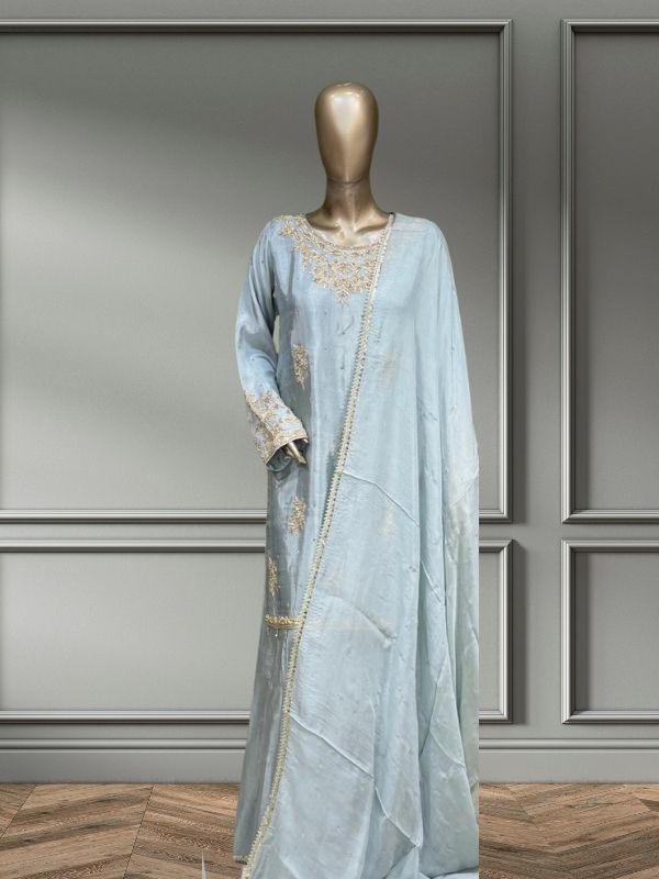 Quzey Silk Zc 2862 - Gray