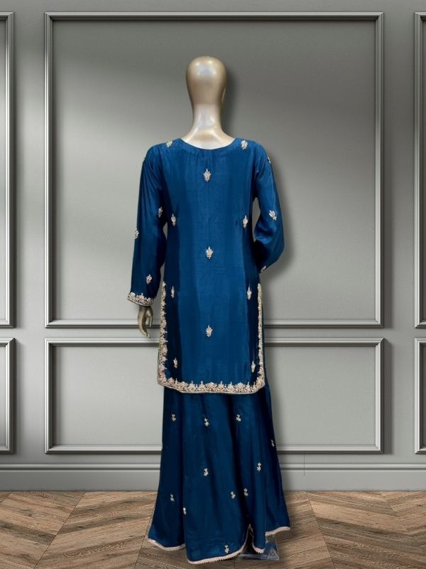 Quzey Silk Zc 2880 - Blue