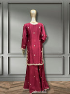 Quzey Silk Zc 2880 - Red
