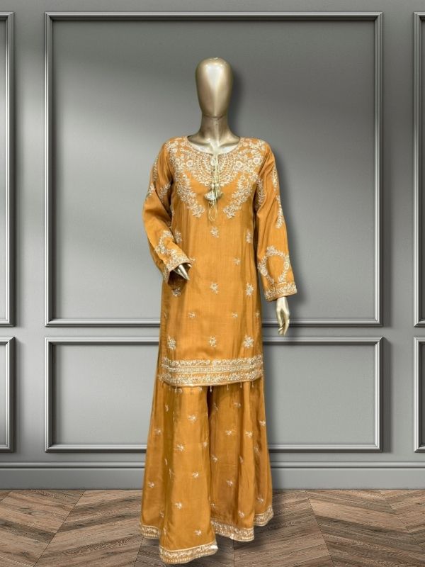 Quzey Silk Zc 2881 - Mustard