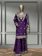 Quzey Silk Zc 2881 - Purple