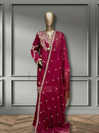 Quzey Silk Zc 2881 - Red
