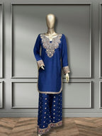 Quzey Silk Zc 332 - Blue