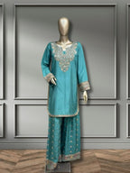 Quzey Silk Zc 332 - Sea Green