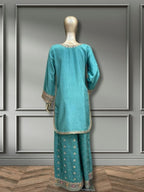 Quzey Silk Zc 332 - Sea Green