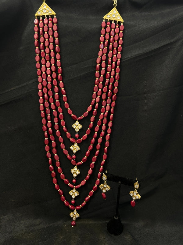 Quzey 5-Layered Rani Haar Set