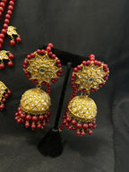 Quzey 9-Layered Rani Haar Set