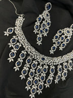 Quzey AD Blue Bridal Set