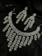 Quzey AD Green Bridal Set