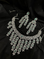 Quzey AD Green Bridal Set