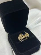 Quzey Black Stone Ring