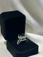 Quzey Emerald AD Ring