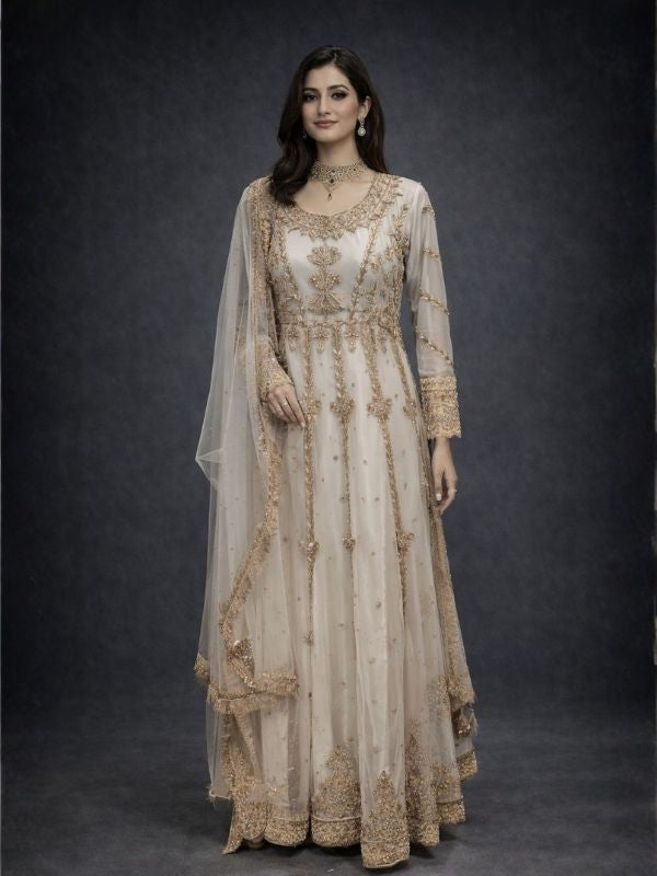 Quzey Formal - White Maxi