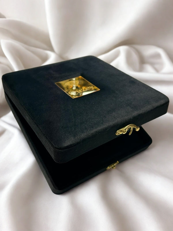 Quzey Jewellery Box - Black (23x21x5)